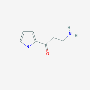 3-Amino-1-(1-methyl-1H-pyrrol-2-yl)propan-1-one