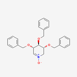 (3R,4S,5S)-3,4,5-Tris(benzyloxy)-2,3,4,5-tetrahydropyridine 1-oxide