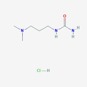 molecular formula C6H16ClN3O B1520360 [3-(二甲氨基)丙基]脲盐酸盐 CAS No. 110181-34-5