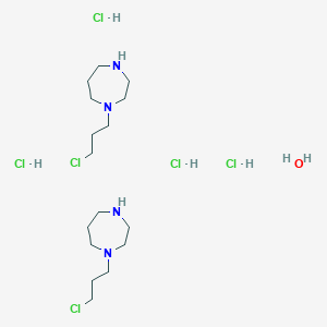 1-(3-Chloroprop-1-yl)homopiperazine dihydrochloride hemihydrate