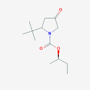 [(2R)-butan-2-yl] 2-tert-butyl-4-oxopyrrolidine-1-carboxylate