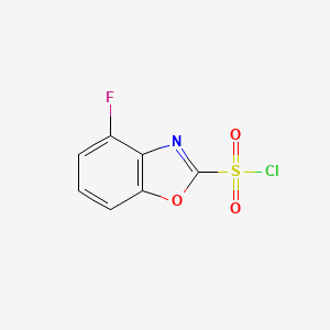 4-Fluorobenzo[d]oxazole-2-sulfonyl chloride