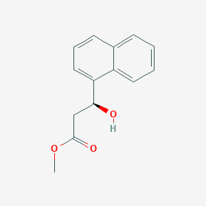 (S)-Methyl 3-hydroxy-3-(naphthalen-1-YL)propanoate