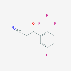 5-Fluoro-2-(trifluoromethyl)benzoylacetonitrile