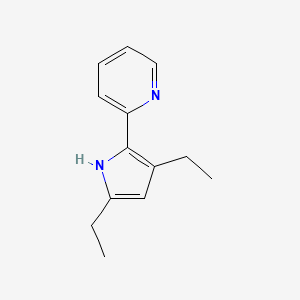 molecular formula C13H16N2 B15203800 2-(3,5-Diethyl-1H-pyrrol-2-yl)pyridine CAS No. 697750-68-8