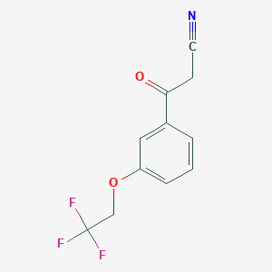 3-(2,2,2-Trifluoroethoxy)benzoylacetonitrile