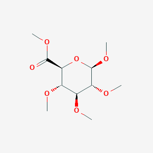 Methyl (2S,3S,4S,5R,6R)-3,4,5,6-tetramethoxytetrahydro-2H-pyran-2-carboxylate