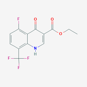 Ethyl 5-fluoro-4-hydroxy-8-(trifluoromethyl)quinoline-3-carboxylate