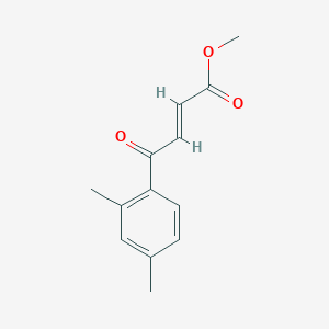 molecular formula C13H14O3 B15203862 Methyl (2E)-4-(2,4-Dimethylphenyl)-4-oxobut-2-enoate 