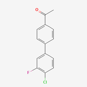 1-(4'-Chloro-3'-fluoro[1,1'-biphenyl]-4-yl) ethanone