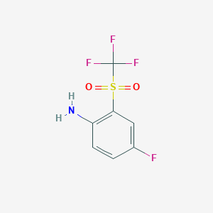 4-Fluoro-2-(trifluoromethylsulphonyl)aniline