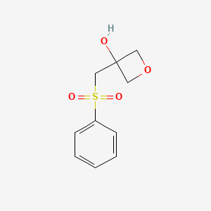 3-(Benzenesulfonylmethyl)oxetan-3-ol