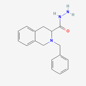 molecular formula C17H19N3O B1520401 2-Benzyl-1,2,3,4-tetrahydroisoquinoline-3-carbohydrazide CAS No. 1251924-04-5