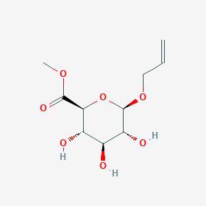 Methyl (2S,3S,4S,5R,6R)-6-(allyloxy)-3,4,5-trihydroxytetrahydro-2H-pyran-2-carboxylate