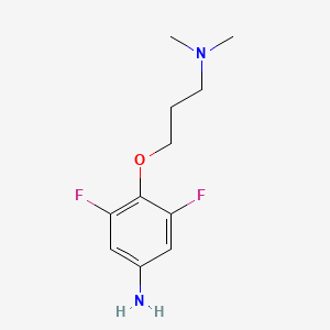 4-[3-(Dimethylamino)propoxy]-3,5-difluoroaniline