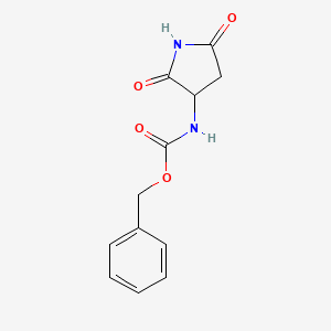 Benzyl (2,5-dioxopyrrolidin-3-yl)carbamate