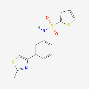 N-(3-(2-methylthiazol-4-yl)phenyl)thiophene-2-sulfonamide