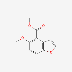 molecular formula C11H10O4 B15204042 Methyl 5-methoxybenzofuran-4-carboxylate 