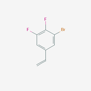 molecular formula C8H5BrF2 B15204069 3-Bromo-4,5-difluorostyrene 