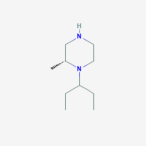 (R)-2-Methyl-1-(pentan-3-yl)piperazine