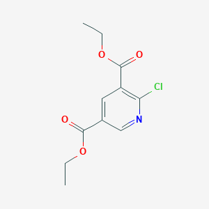 molecular formula C11H12ClNO4 B15204102 Diethyl 2-chloropyridine-3,5-dicarboxylate 