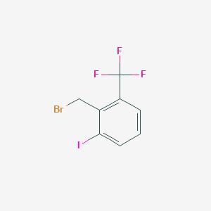 molecular formula C8H5BrF3I B15204112 2-Iodo-6-(trifluoromethyl)benzyl bromide 