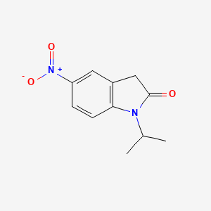 molecular formula C11H12N2O3 B15204130 1-Isopropyl-5-nitroindolin-2-one 