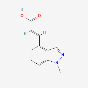 (2E)-3-(1-Methyl-1H-indazol-4-yl)acrylic acid