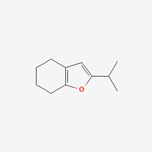 molecular formula C11H16O B15204159 2-Isopropyl-4,5,6,7-tetrahydrobenzofuran 