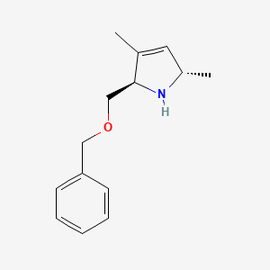 (2R,5S)-2-((Benzyloxy)methyl)-3,5-dimethyl-2,5-dihydro-1H-pyrrole