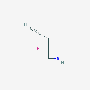 3-Fluoro-3-prop-2-ynyl-azetidine