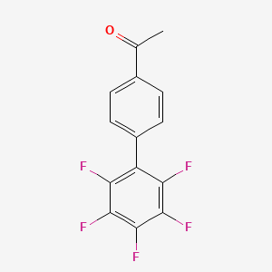 1-(2',3',4',5',6'-Pentafluoro[1,1'-biphenyl]-4-yl) ethanone