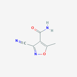 3-Cyano-5-methylisoxazole-4-carboxamide