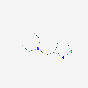 molecular formula C8H14N2O B15204351 N-ethyl-N-(isoxazol-3-ylmethyl)ethanamine 