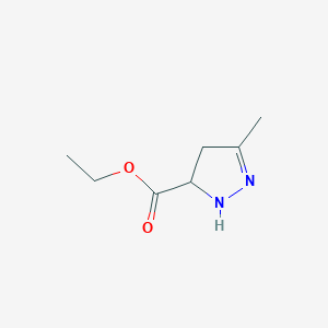 Ethyl 3-methyl-4,5-dihydro-1H-pyrazole-5-carboxylate