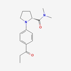 (R)-N,N-dimethyl-1-(4-propionylphenyl)pyrrolidine-2-carboxamide