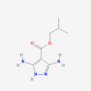 Isobutyl 3,5-diamino-1H-pyrazole-4-carboxylate