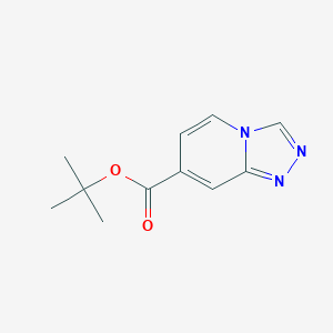 molecular formula C11H13N3O2 B15204410 tert-Butyl [1,2,4]triazolo[4,3-a]pyridine-7-carboxylate 