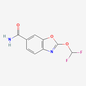 2-(Difluoromethoxy)benzo[d]oxazole-6-carboxamide