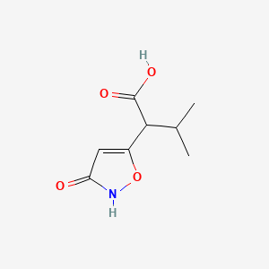 3-Methyl-2-(3-oxo-2,3-dihydroisoxazol-5-yl)butanoic acid