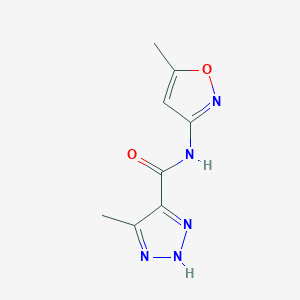 5-Methyl-N-(5-methylisoxazol-3-yl)-2H-1,2,3-triazole-4-carboxamide