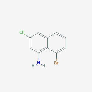 8-Bromo-3-chloronaphthalen-1-amine