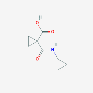 molecular formula C8H11NO3 B1520449 1-(Cyclopropylcarbamoyl)cyclopropane-1-carboxylic acid CAS No. 1235441-18-5