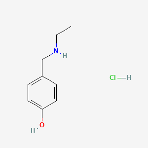 molecular formula C9H14ClNO B1520450 4-[(Ethylamino)methyl]phenol hydrochloride CAS No. 33597-20-5