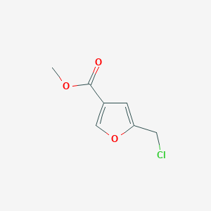 molecular formula C7H7ClO3 B1520453 Methyl 5-(chloromethyl)furan-3-carboxylate CAS No. 20416-07-3