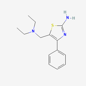 5-((Diethylamino)methyl)-4-phenyl-1,3-thiazol-2-amine