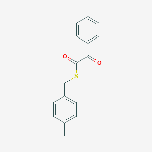 molecular formula C16H14O2S B15204547 S-(4-methylbenzyl) 2-oxo-2-phenylethanethioate 