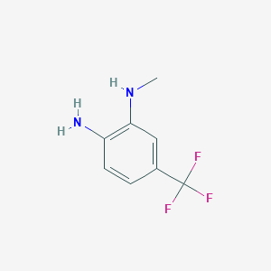 molecular formula C8H9F3N2 B15204578 N1-Methyl-5-(trifluoromethyl)benzene-1,2-diamine 