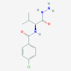 4-Chloro-N-((S)-1-hydrazinocarbonyl-2-methyl-propyl)-benzamide