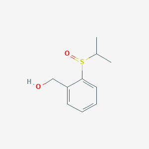 molecular formula C10H14O2S B15204611 (2-(Isopropylsulfinyl)phenyl)methanol 